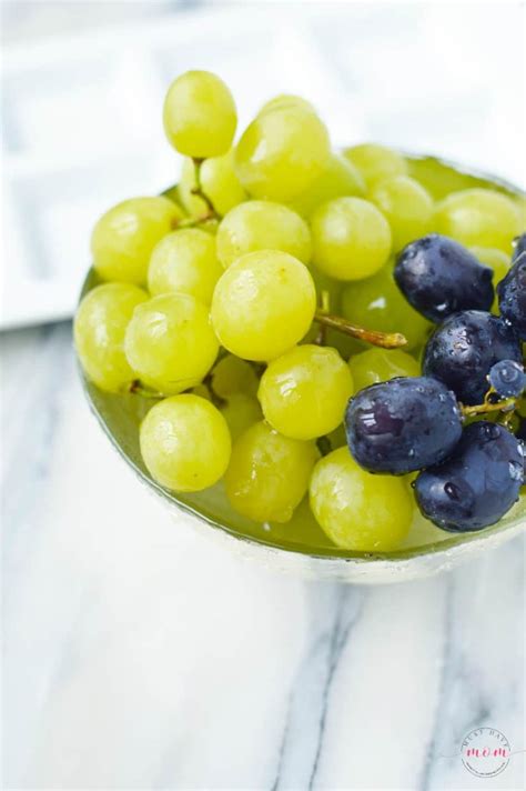 Rainbow Jello Frosted Grapes Recipe - Must Have Mom