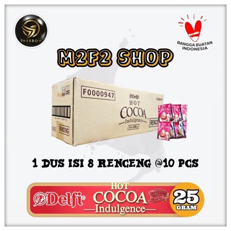 Delfi Hot Cocoa Indulgence In Bubuk Kakao Sachet Gt Gr Lazada Indonesia
