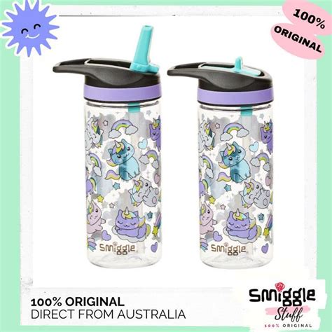 Jual Original Smiggle Water Bottle Spout Drink Bottle Botol Minum