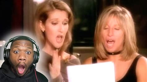 First Time Reacting To Barbra Streisand C Line Dion Tell Him Youtube