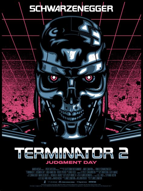 Terminator 2 Judgment Day Poster Signalnoise