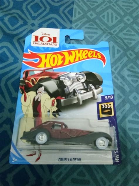 Hot Wheels Super Treasure Hunt Disney Dalmatians Cruella De Vil Hobbies Toys Toys