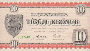 Banknote Kr Nur Faroe Islands Issue Wor P C