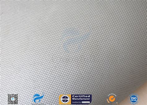 Grey 31OZ Silicone Coated Fiberglass Fabric Industrial Heat Resistant