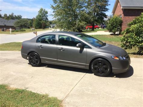 Plasti Dipped 2006 Honda Civic Refinished Steel Wheels Plasti Dipped