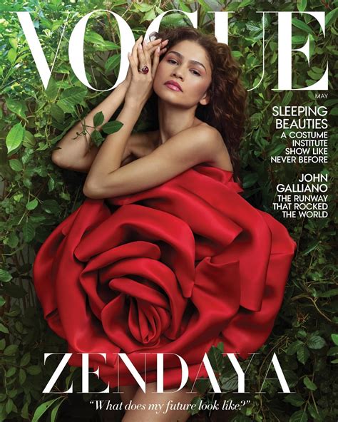 Zendaya covers Vogue US May 2024 by Annie Leibovitz - fashionotography