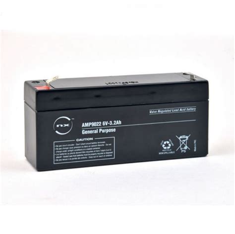 6v 3 2ah Rechargeable Lead Acid Battery Howes Models