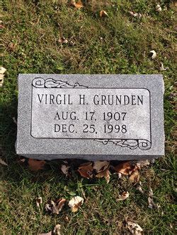 Virgil Hale Grunden 1907 1998 Mémorial Find a Grave