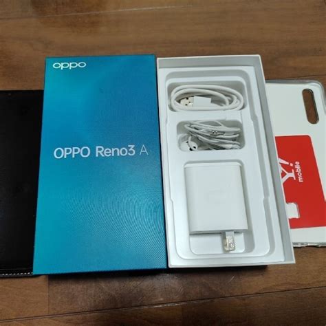 大流行中 OPPO Reno3 A ブラック 128 GB Y mobile ワイモバイル hoami edu vn