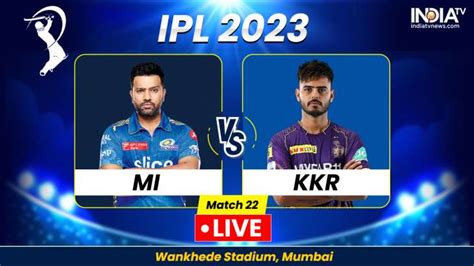 Mi Vs Kkr Ipl 2023 Highlights Mumbai Defeat Kolkata By 5 Wickets