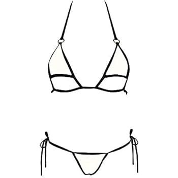Amazon SS Queen Women Halter Neck Micro Bikini Fashion Tie Sides Swimwear Two Pieces New B