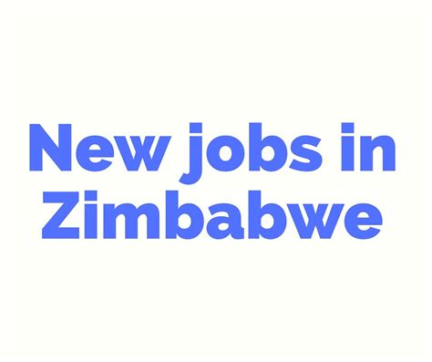All Jobs in Zimbabwe - Home | Facebook