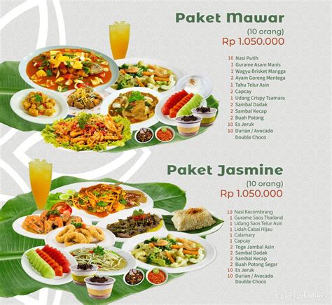 Selalu Diperbarui Menu Tsamara Resto And Function Hall Jatisampurna Bekasi