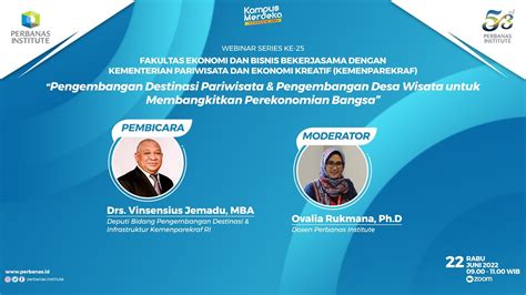 Fakultas Ekonomi Dan Bisnis Feb Perbanas Institute Webinar Series