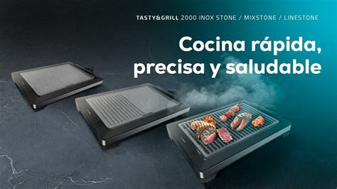 Cecotec Plancha El Ctrica Tasty Grill Inox Mixstone W