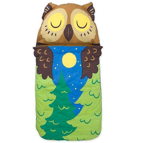 Woodland Sleeping Bag Owl In 2021 Kids Sleeping Bags Toddler