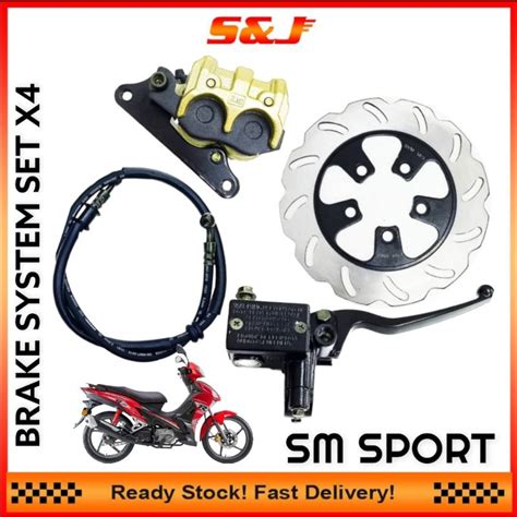 SYM SM SPORT 110R SMSPORT BRAKE SYSTEM SET X4 CALIPER SET MASTER PUMP