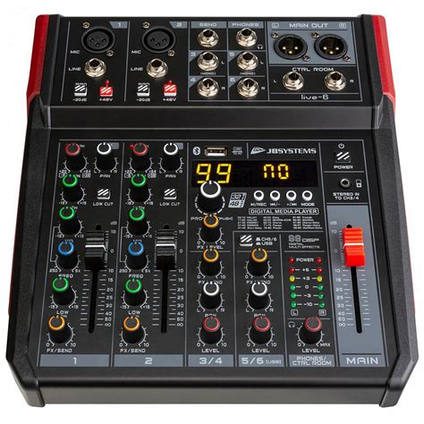 JB Systems LIVE 6 Mixer Musik Produktiv