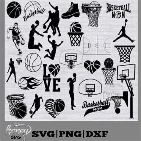 Basketball SVG, Basketball clipart,Basketball Silhouette, ba - Inspire ...