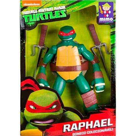 Boneco Tartaruga Ninja Raphael Mimo Brinquedo Bonecos Magazine