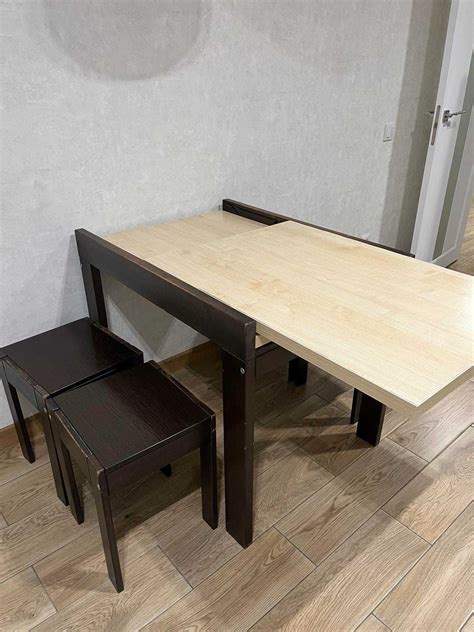 Стіл кухонний (обідній) + 4 стільці: 1 500 грн. - Кухонні меблі ...