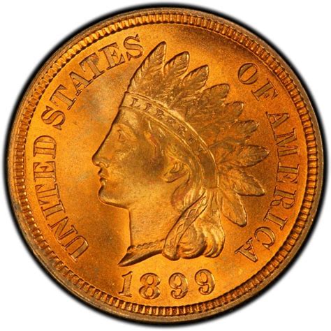 1899 Indian Head Pennies Values and Prices - Past Sales | CoinValues.com