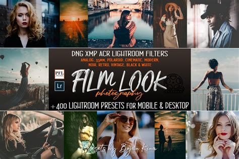 OVER 400 FILM LOOK Lightroom Presets For Mobile Desktop