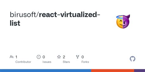 Github Birusoft React Virtualized List