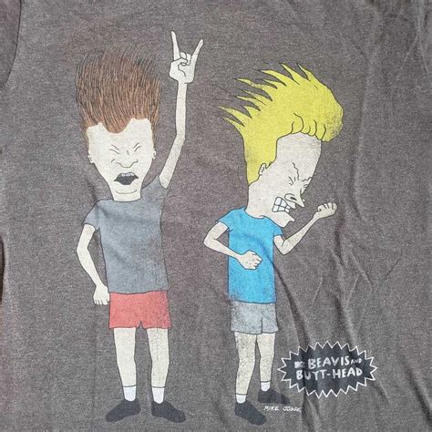 Mtv Beavis And Butt Head Mtv Mens Graphic T Shirt Crew Gem