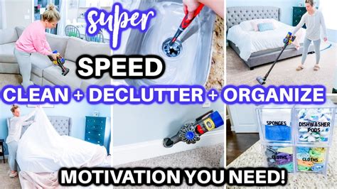 Extreme Clean Declutter Organize With Me 2021 Speed Cleaning