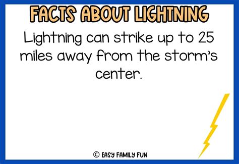 79 Electrifying Facts about Lightning [Free Fact Cards]