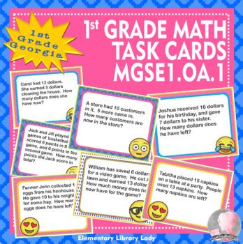 Georgia Math Mgse Oa St Grade Task Cards Word Problems Tpt