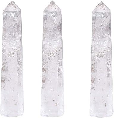 Buy Amethyst Rose Quartz Clear Quartz Crystals Pencils Wand Set For