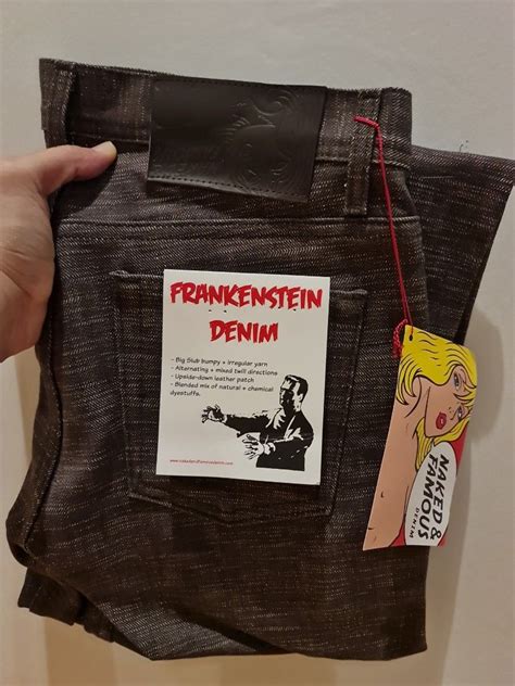 Naked Famous Frankenstein Men S Fashion Bottoms Jeans On Carousell