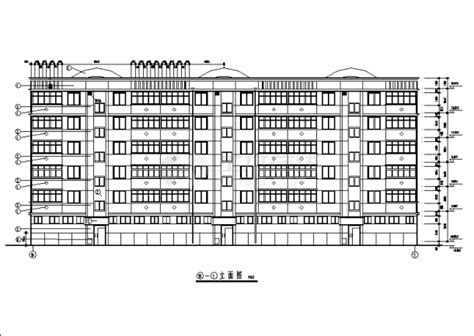 武汉小区6套住宅楼建筑设计施工cad图纸（含说明）住宅小区土木在线