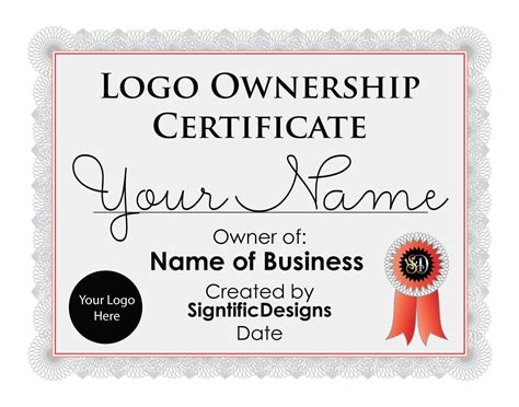 Certificate Logo Design