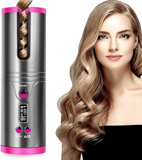 Automatic Hair Curler Cordless Automatic Curling Iron With LCD Display