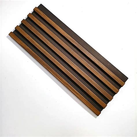 Outdoor Fluted Wall Panels Ps Wall Panel Wood Slats Waterproof Fluted