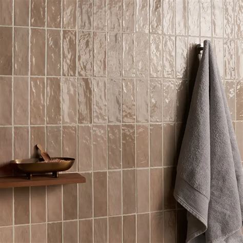 Sample Portmore Taupe X Glazed Ceramic Tile Tilebar