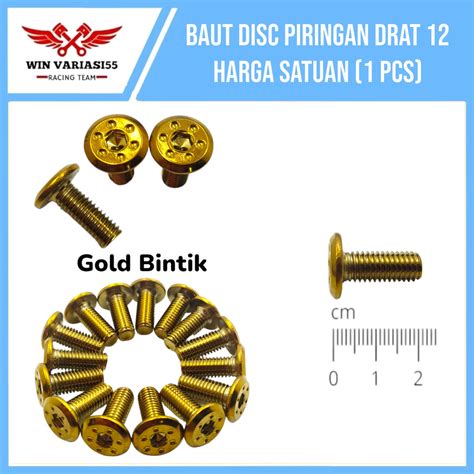 Baut Cakram Probolt Baut Disc Cakram Piringan Depan Belakang Universal