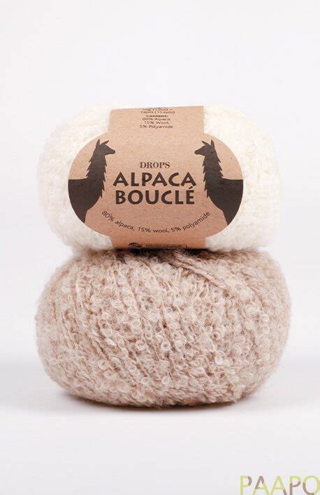 DROPS Alpaca Bouclé | Villasekoitelangat | Paapo