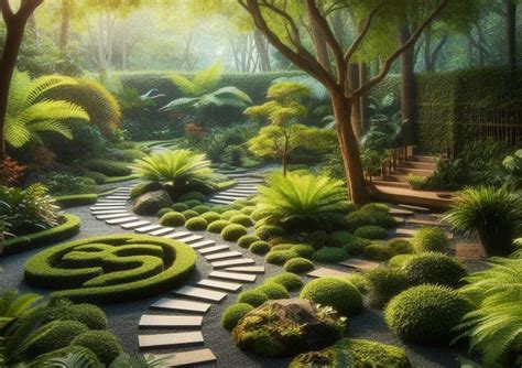 Crafting Tranquil Spaces: Shade Garden Design Layout Ideas | gardenbotany.com