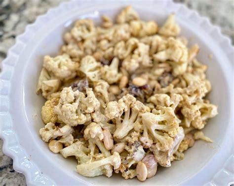 Tahini Roasted Cauliflower Kathy S Vegan Kitchen