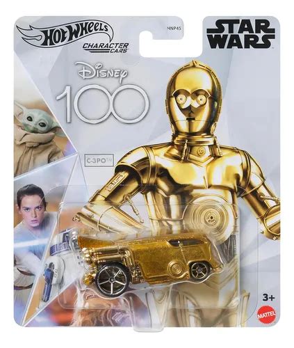 Carros De Personagens Hot Wheels Disney 100 Star Wars C 3po Color Dorado MercadoLivre