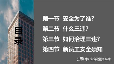 Ppt 【课件】新版新员工反三违及安全知识培训（172页） 知乎