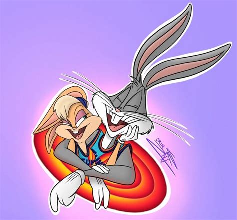 Bugs Bunny And Lola Bunny Space Jam Looney Tunes Show Bugs Bunny Bugs And Lola