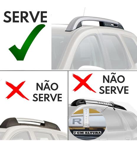 Travessas Renault Nova Duster 2021 Rack Teto Preto WEBRACKS