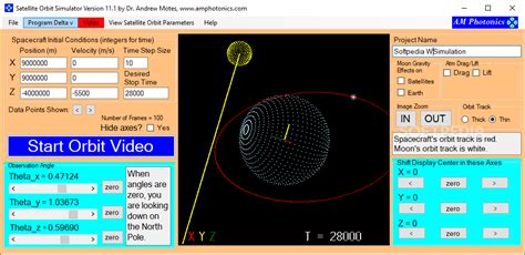 Satellite Orbit Simulator 11.6 - Download, Review, Screenshots