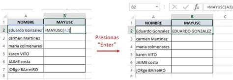 C Mo Cambiar De Min Scula A May Scula En Excel Cosmo Del Como