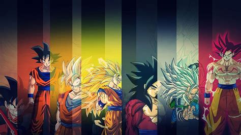 All Goku Forms HD Wallpaper Pxfuel